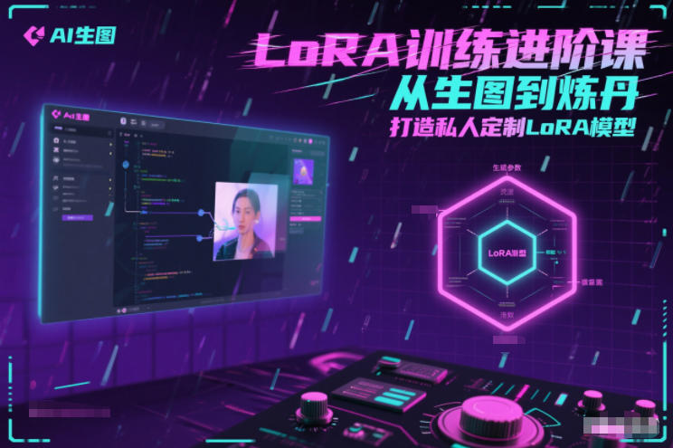 LoRA训练进阶课，从生图到炼丹，打造私人定制LoRA模型_菜菜笔记