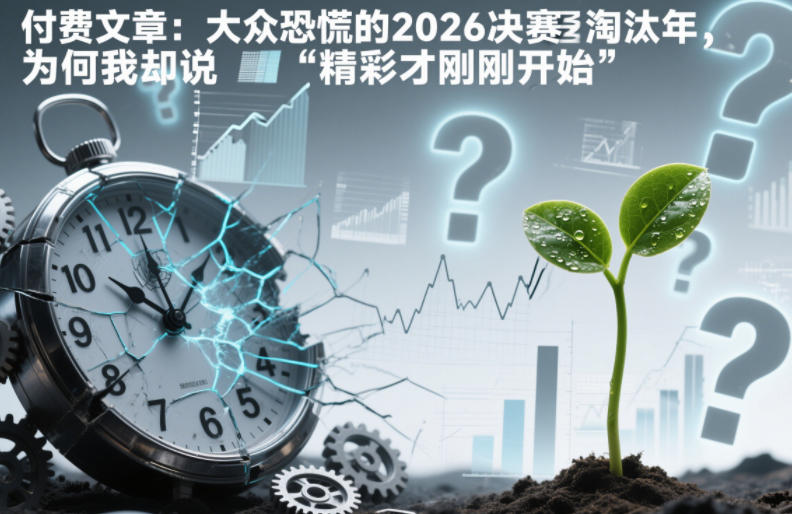 付费文章：大众恐慌的2026决赛淘汰年，为何我却说“精彩才刚刚开始”？_菜菜笔记