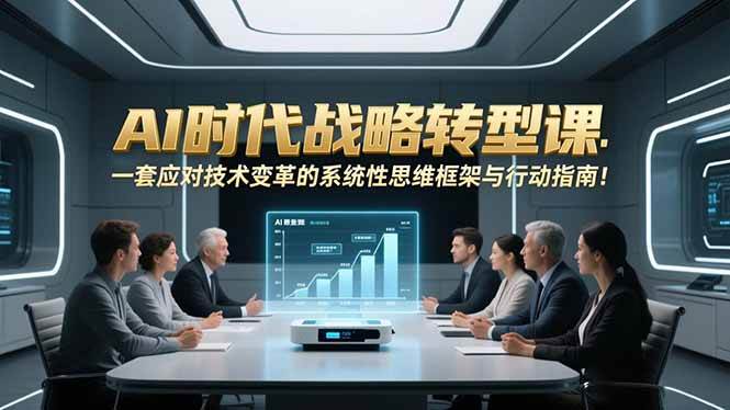 （16989期）AI时代战略转型课：一套应对技术变革的系统性思维框架与行动指南！_菜菜笔记
