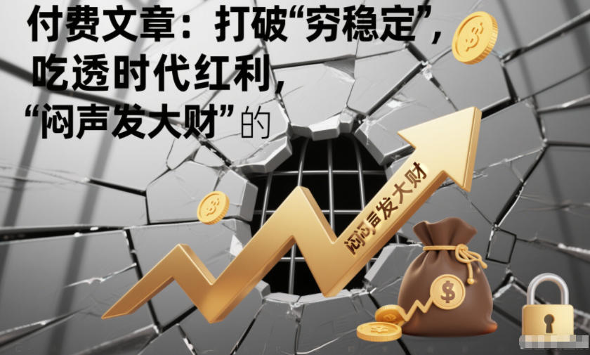 付费文章：打破“穷稳定”，吃透时代红利，“闷声发大财”的终极真谛_菜菜笔记