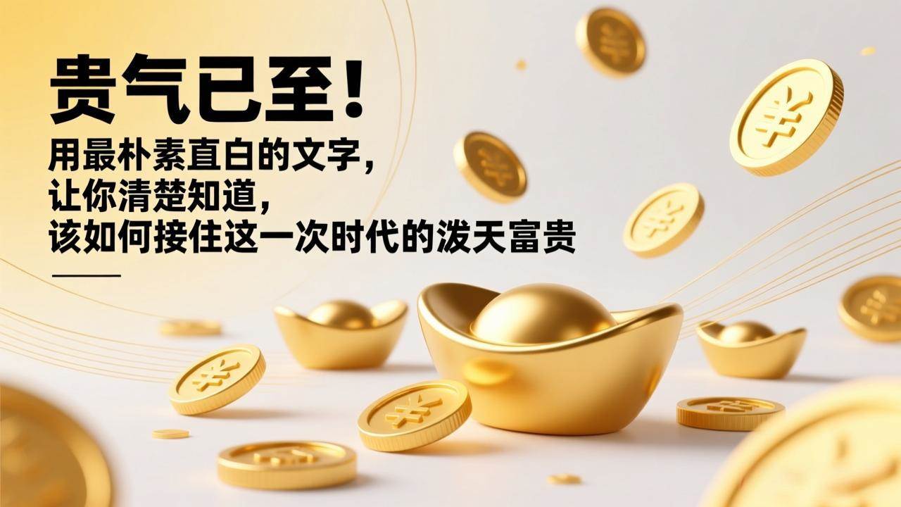 （17049期）付费文章：贵气已至！用最朴素直白的文字，让你清楚知道，该如何接住这一次时代的泼天富贵_菜菜笔记