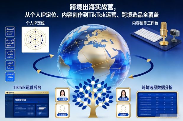 跨境出海实战营，从个人IP定位、内容创作到TikTok运营、跨境选品全覆盖_菜菜笔记