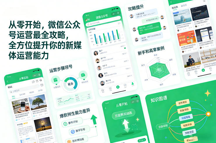 从零开始，微信公众号运营最全攻略，全方位提升你的新媒体运营能力_菜菜笔记