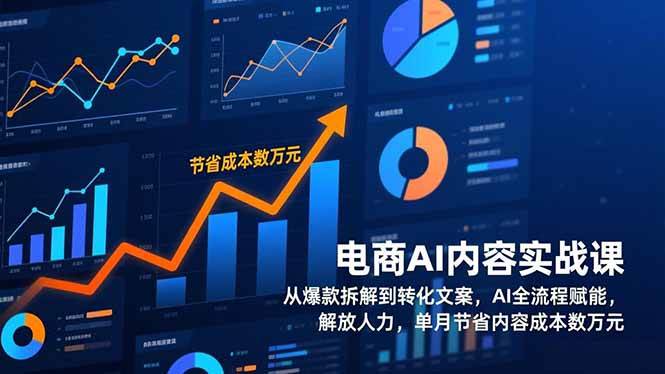 （17061期）电商AI内容实战课，从爆款拆解到转化文案，AI全流程赋能，解放人力，单月节省内容成本数万元_菜菜笔记