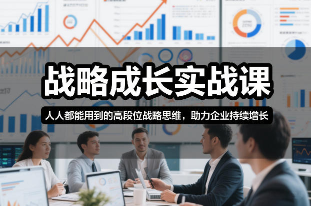战略成长实战课，人人都能用到的高段位战略思维，助力企业持续增长_菜菜笔记