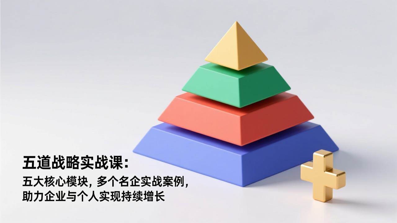 （17095期）五道战略实战课：五大核心模块，多个名企实战案例，助力企业与个人实现持续增长_菜菜笔记