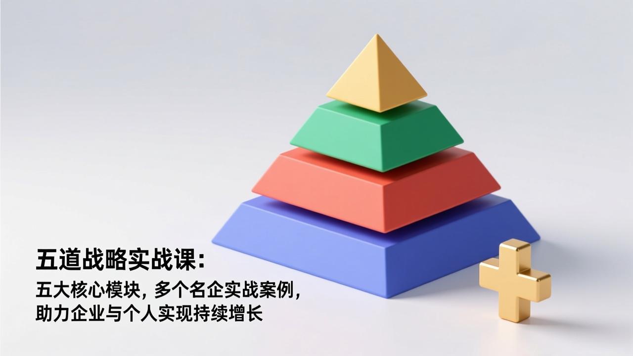 五道战略实战课：五大核心模块，多个名企实战案例，助力企业与个人实现持续增长_菜菜笔记