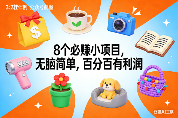 （17114期）8个必赚小项目，无脑简单，百分百有利润，副业首选，日入300+_菜菜笔记