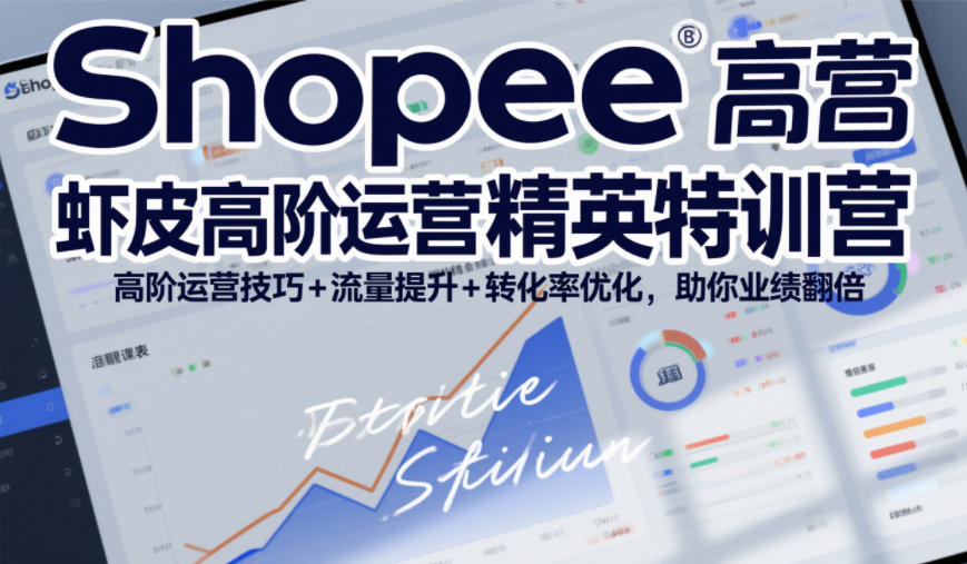 Shopee虾皮高阶运营精英特训营，高阶运营技巧+流量提升+转化率优化，助你业绩翻倍_菜菜笔记