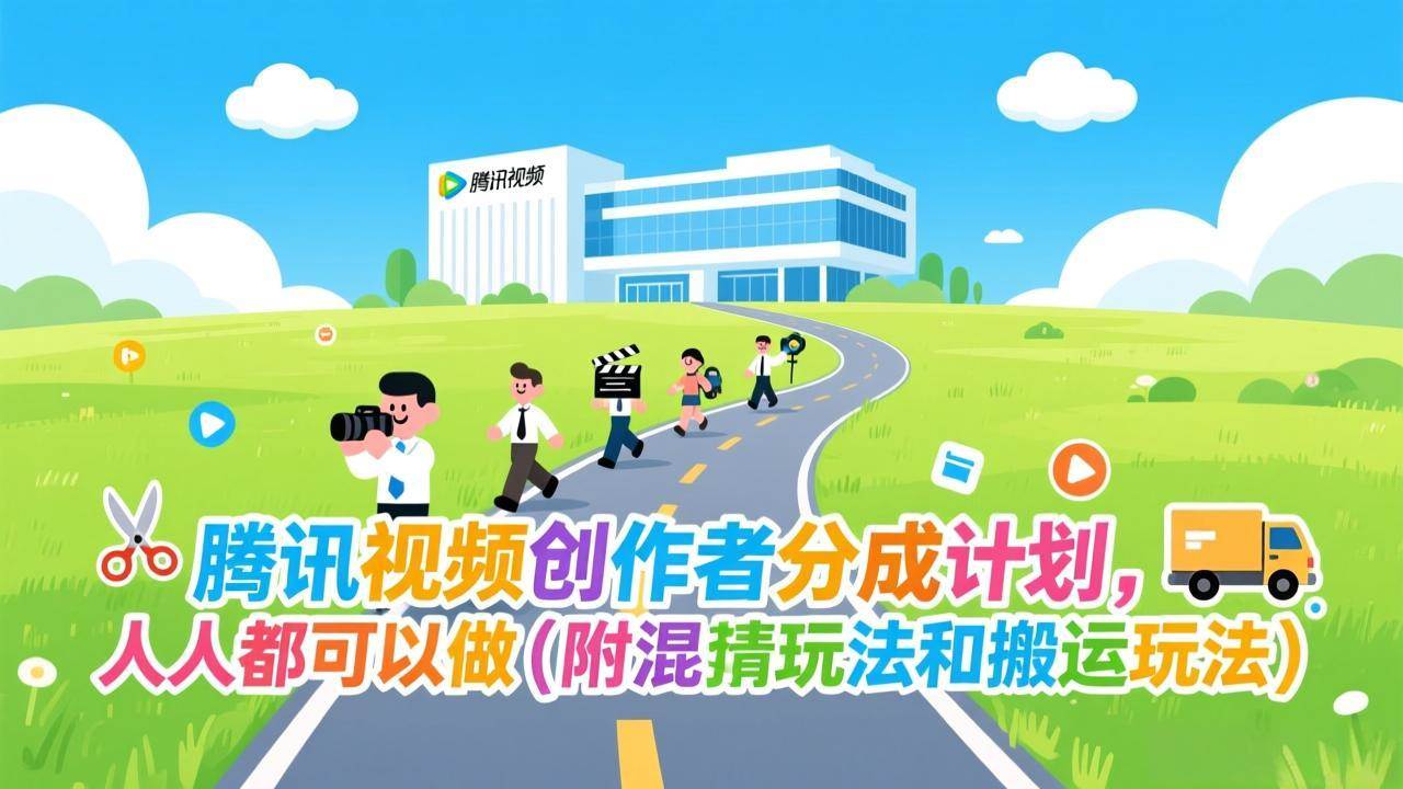 （17137期）腾讯视频创作者分成计划，人人都可以做（附混剪玩法和搬运玩法）_菜菜笔记