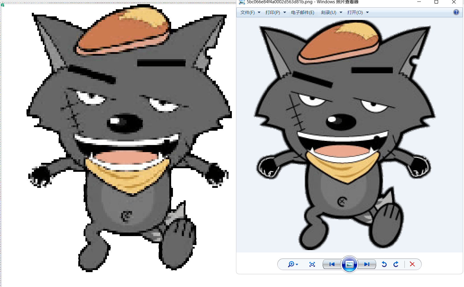 Excel像素画生成Photo2Excel v1.0_菜菜笔记