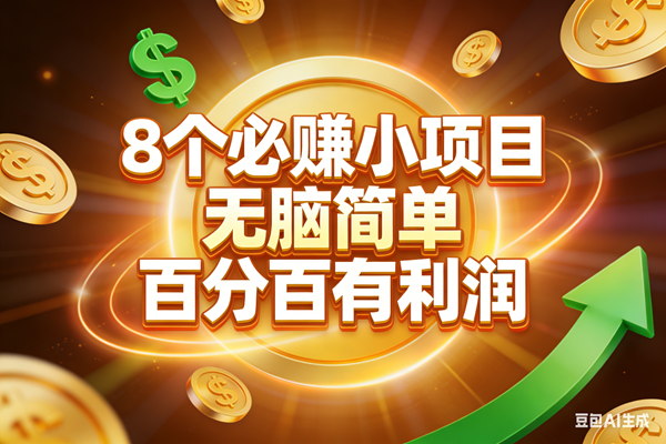 （17178期）10个必赚小项目，无脑简单，百分百有利润，副业首选，日入200+_菜菜笔记