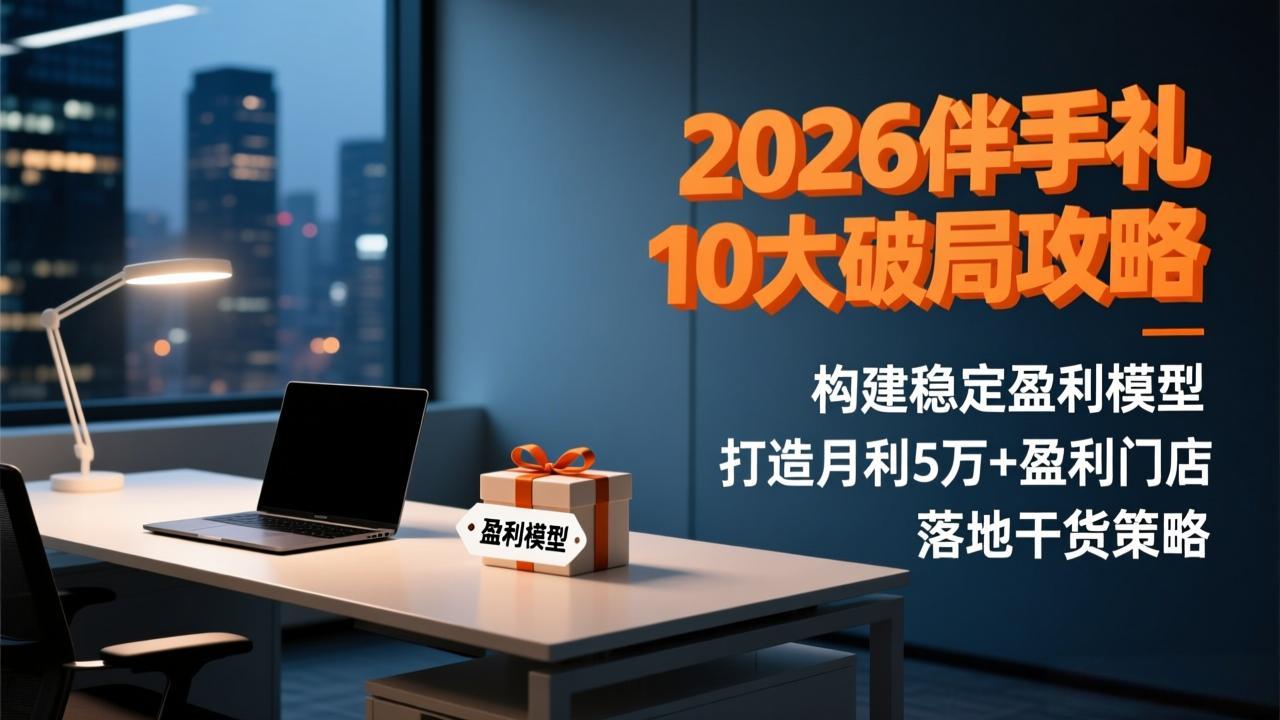 2026伴手礼10大破局攻略：构建稳定盈利模型，打造月利5万+盈利门店，落地干货策略_菜菜笔记