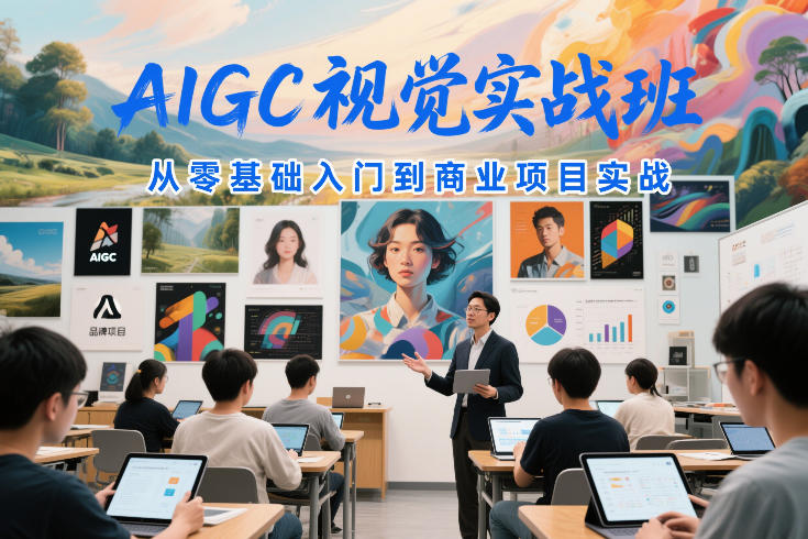AIGC视觉实战班，从零基础入门到商业项目实战_菜菜笔记