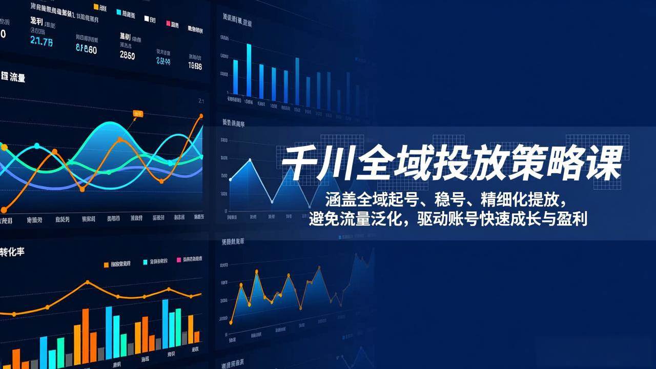 （17285期）千川全域投放策略课：涵盖全域起号、稳号、精细化投放，避免流量泛化，驱动账号快速成长与盈利_菜菜笔记