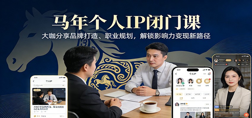 马年个人IP闭门课，大咖分享品牌打造、职业规划，解锁影响力变现新路径_菜菜笔记