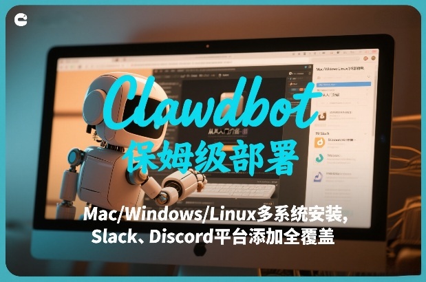 Clawdbot保姆级部署，从入门介绍、Mac/Windows/Linux多系统安装，到Slack、Discord平台添加全覆盖_菜菜笔记