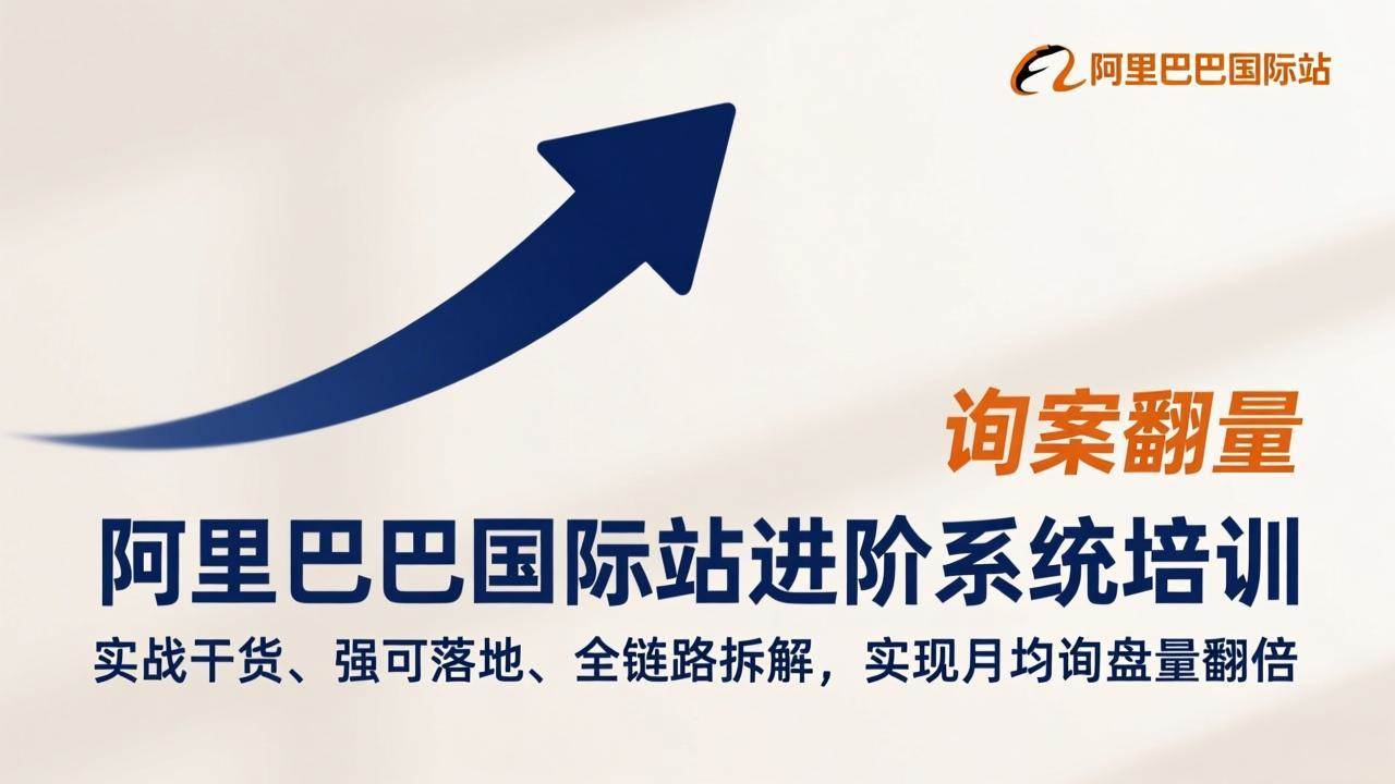 （17335期）阿里巴巴国际站进阶系统培训，实战干货、强可落地、全链路拆解，实现月均询盘量翻倍_菜菜笔记