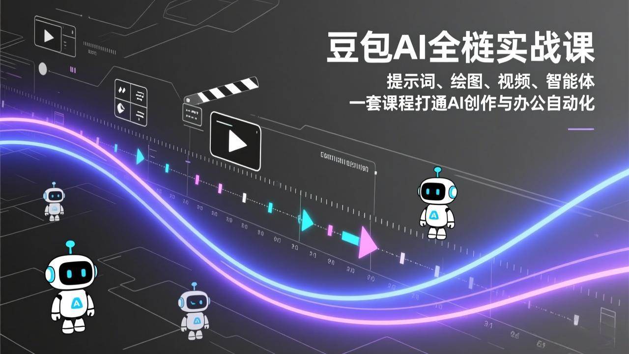 （17385期）豆包AI全栈实战课：提示词、绘图、视频、智能体，一套课程打通AI创作与办公自动化_菜菜笔记
