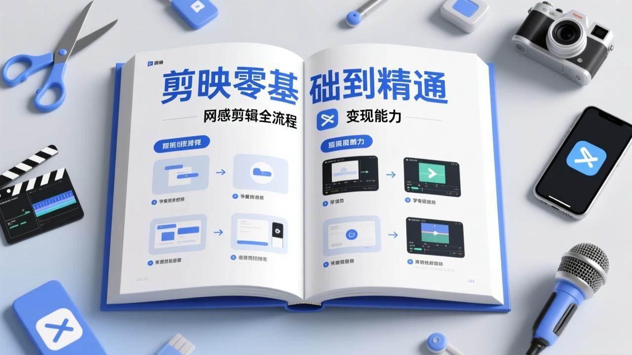 （17473期）剪映零基础也能快速上手，从入门到精通掌握网感剪辑全流程，掌握能直接变现的剪辑能力_菜菜笔记