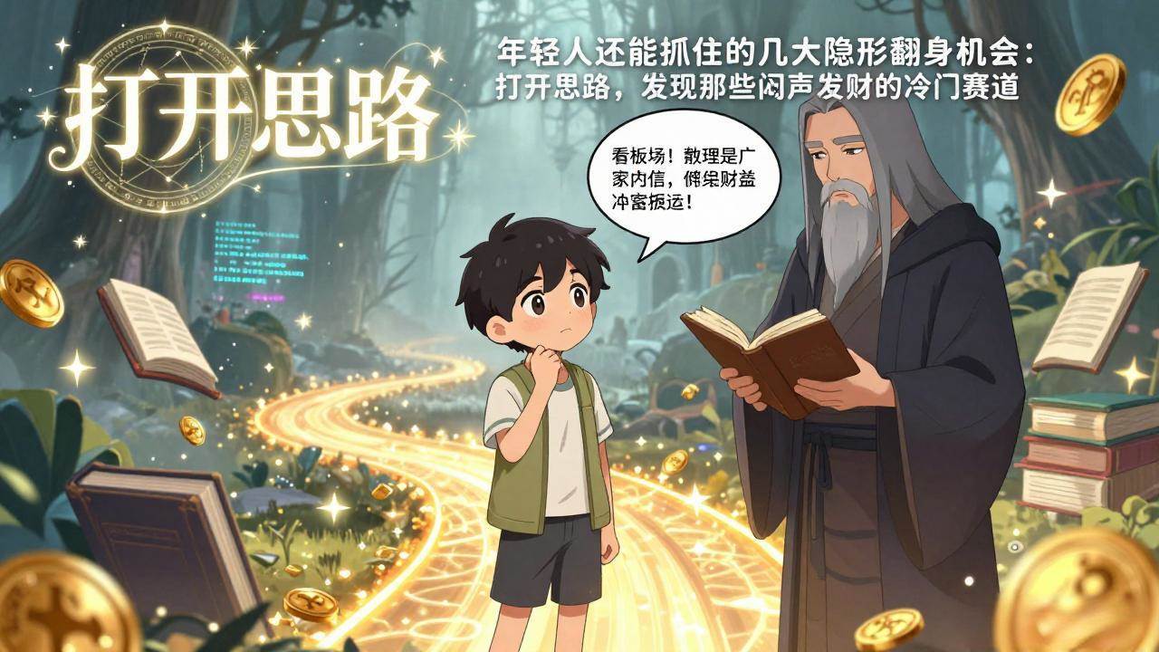 （17471期）付费文1+2：年轻人还能抓住的几大隐形翻身机会：打开思路，发现那些闷声发财的冷门赛道_菜菜笔记