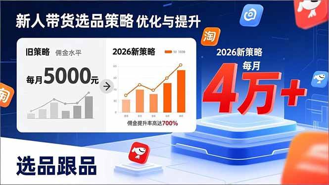 （17480期）新人带货别瞎选品！这套2026全新选品跟品策略，让我的佣金从0做到每月4万+_菜菜笔记