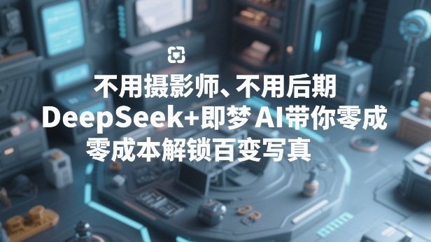 不用摄影师、不用后期，DeepSeek+即梦AI带你零成本解锁百变写真！_菜菜笔记