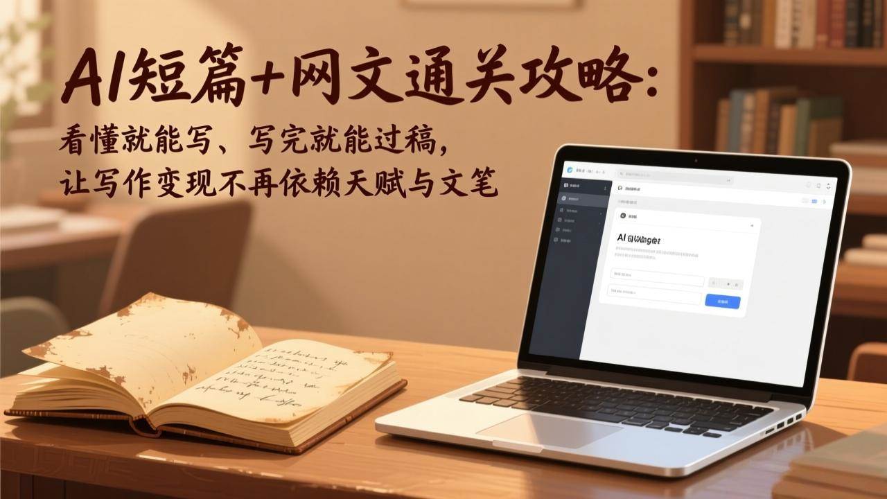 （17515期）AI短篇+网文通关攻略：看懂就能写、写完就能过稿，让写作变现不再依赖天赋与文笔_菜菜笔记