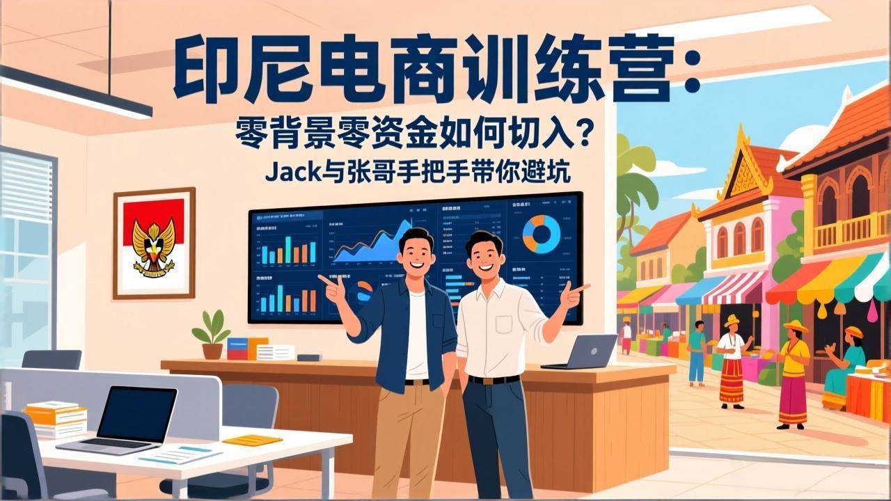 （17533期）印尼电商训练营：零背景零资金如何切入？Jack与张哥手把手带你避坑_菜菜笔记